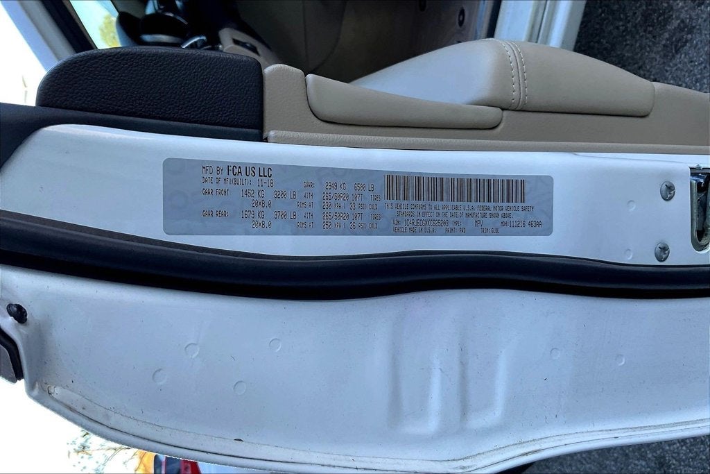 2019 Jeep Grand Cherokee Overland