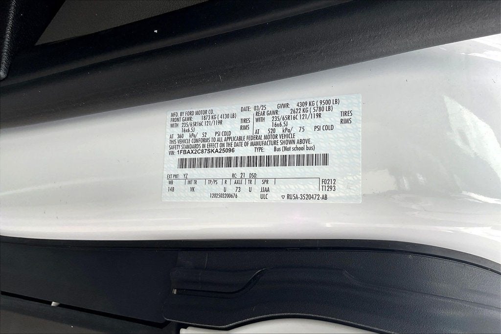 2025 Ford Transit-350 XL