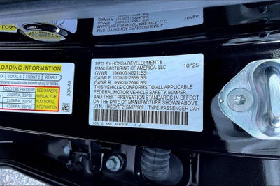 2025 Honda Accord LX