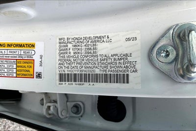 2023 Honda Accord EX