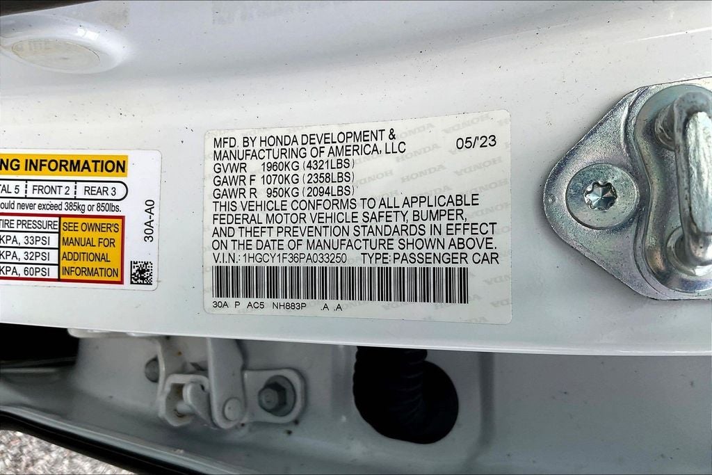 2023 Honda Accord EX