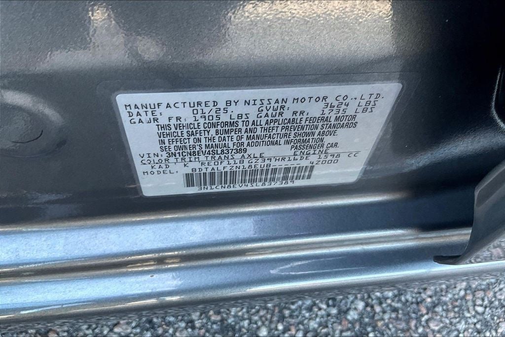 2025 Nissan Versa 1.6 SV