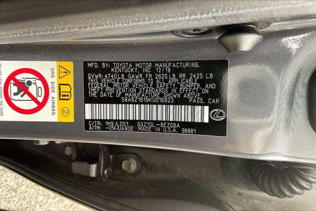 2019 Lexus ES 350