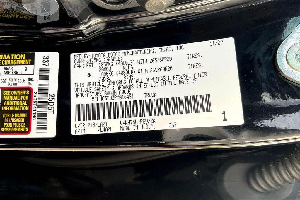 2023 Toyota Tundra Hybrid Platinum