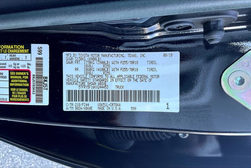 2019 Toyota Tundra SR5