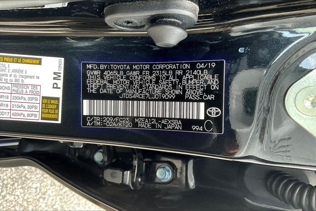 2020 Toyota Corolla SE